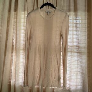 COS Off-White 100% merino wool crew neck